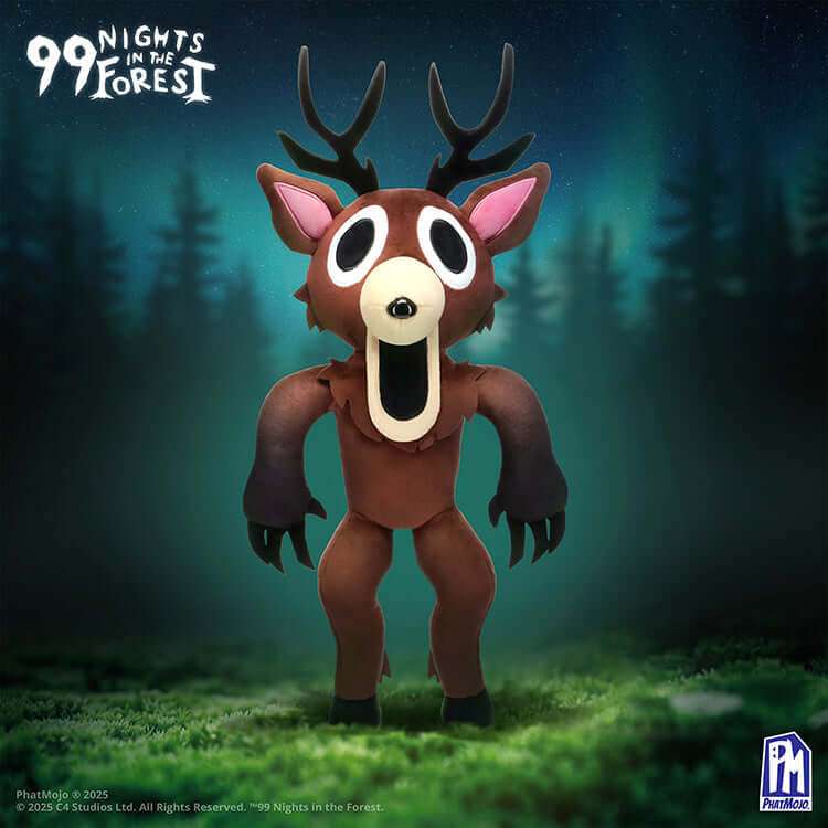 99 Nights In The Forest Deluxe Plush - Deer with DLC Code, collectible plush toy from Roblox game.
