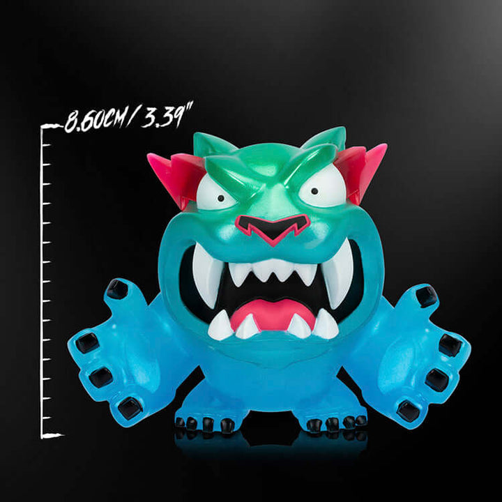 Mr Beast Lab Vinyl Figure Camo Panther, detailed collectible figure showcasing vibrant colors and unique design.