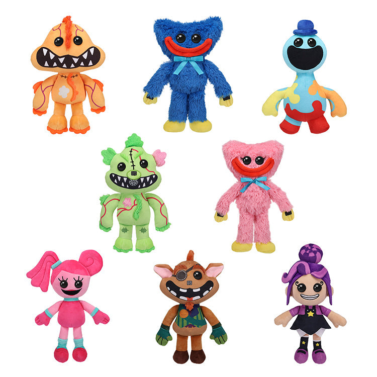 Poppy Playtime Series6 8inch Collectible Plush Blind Box featuring various colorful plush characters.