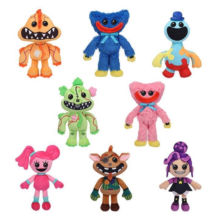 Poppy Playtime Series6 8inch Collectible Plush Blind Box featuring various colorful plush characters.