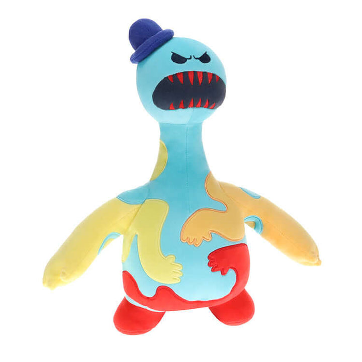 Poppy Playtime Series 6 12inch Deluxe Plush - Doey, plush toy with a menacing grin and colorful body, standing 12 inches tall.