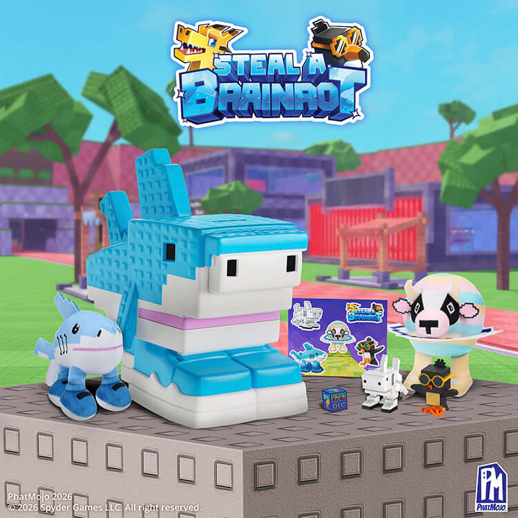 Steal A Brainrot Series 1 Collector Bundle featuring colorful toys and playful characters.