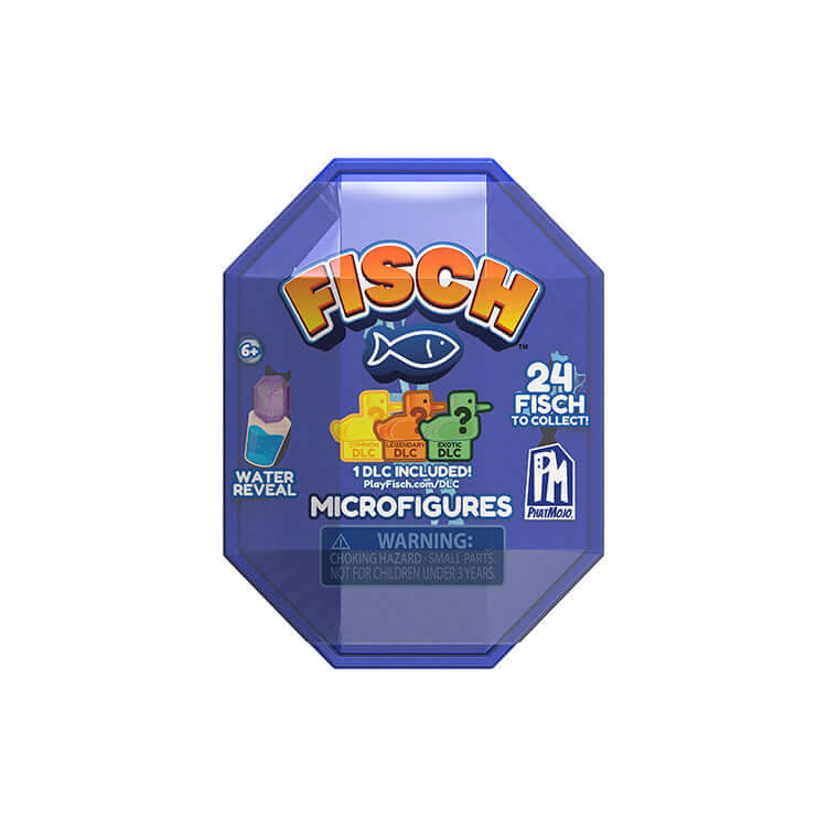 Fisch Series 1 Microfigure Pack featuring a gem capsule to collect 24 underwater sea creatures, including mystery microfigures.