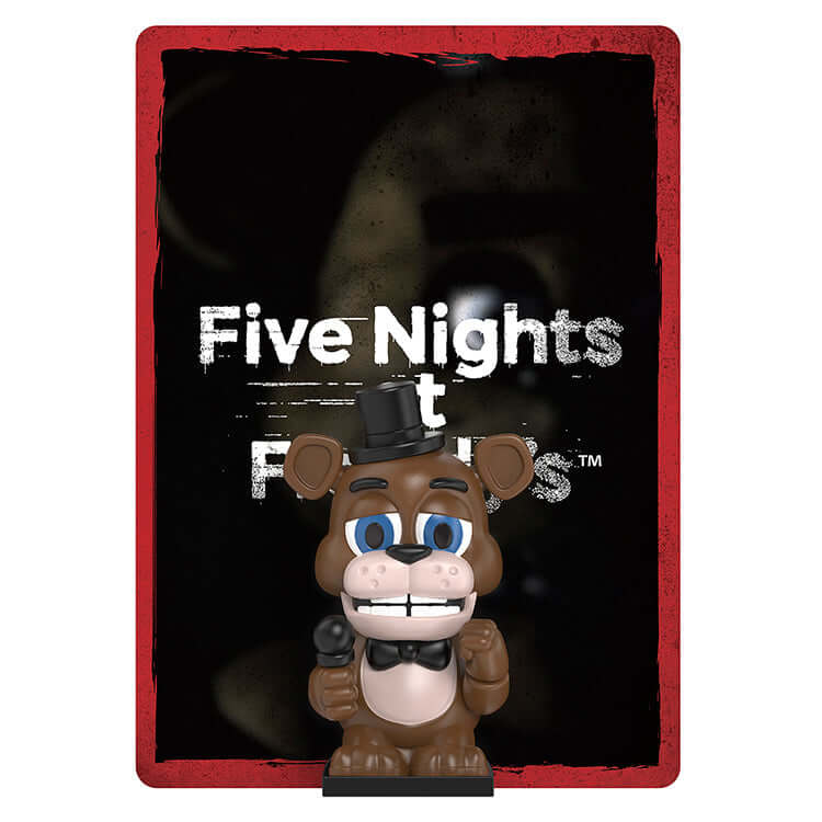 Five Nights at Freddy - Classic Remix collectible figure in front of a themed backdrop.