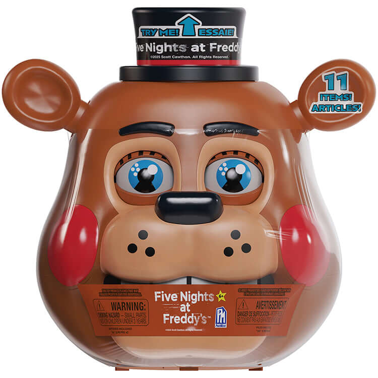 Five Nights At Freddy's Series 3 Toy Freddy Bundle with light-up eyes and sound effects.