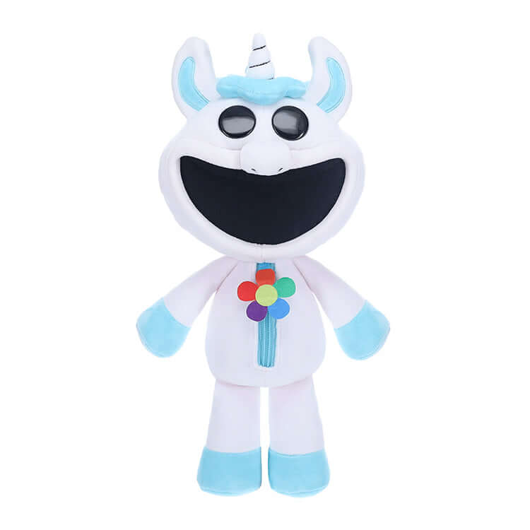Poppy Playtime CraftyCorn Series 3 Smiling Critters 12" Deluxe Plush unicorn toy with colorful details.