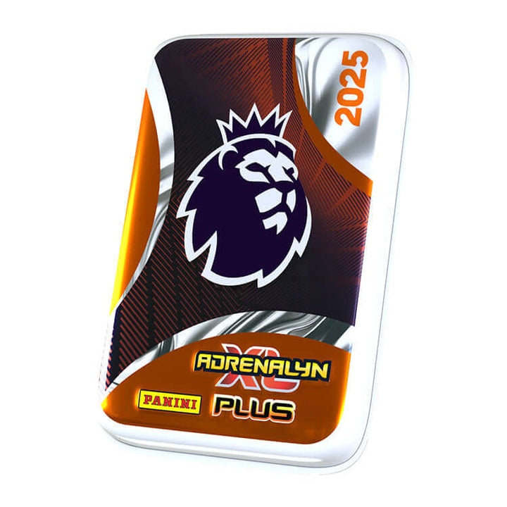 Premier League 2025 Adrenalyn XL PLUS Trading Cards from Panini featuring the Premier League logo.