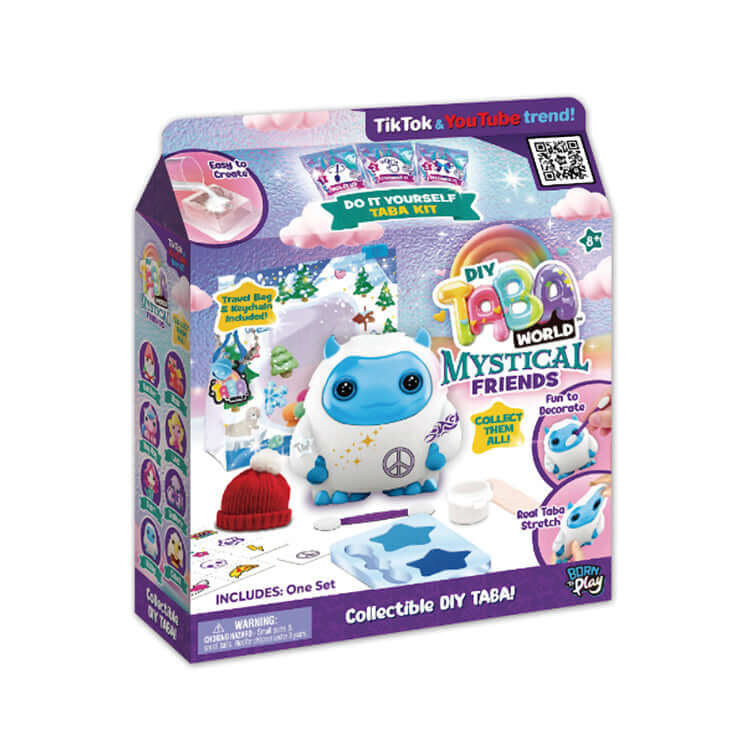 Taba World Make & Display Mystical Friends craft kit for collectible DIY keyring, includes various mystical characters.