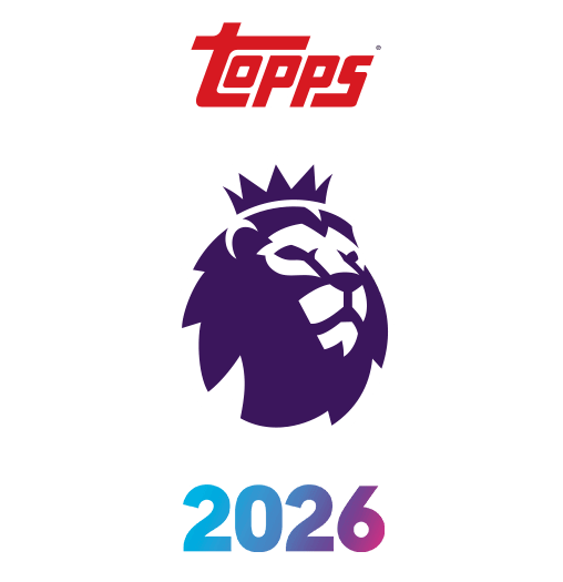 Topps logo with Premier League lion logo and 2026 text, representing the Premier League 2026 Festive Countdown.