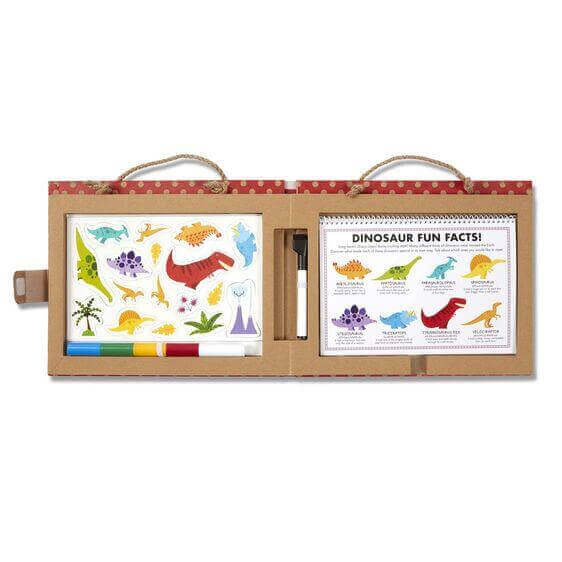 Melissa &amp; Doug Reusable Drawing and Magnet Kit - Dinosaurs toys Earthlets