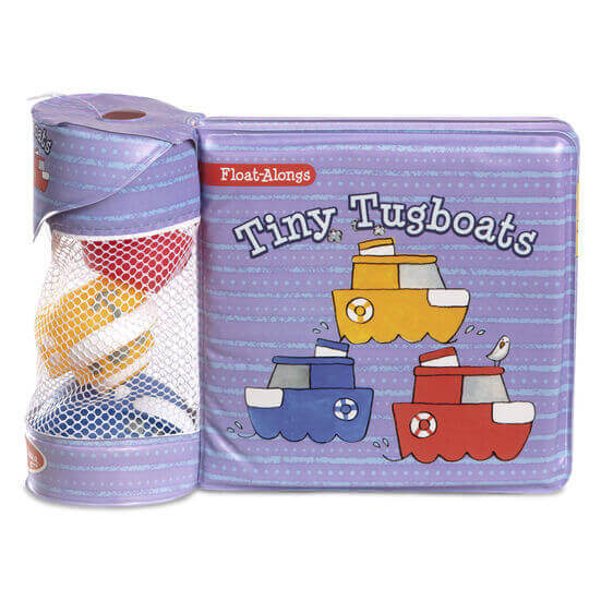 Sophie La Girafe Tiny Tugboats Bath Book baby care bathing &amp; skincare Earthlets