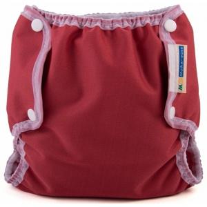 Air Flow Nappy Cover Cranberry - Breathable Waterproof Baby Cover in a stylish cranberry color.